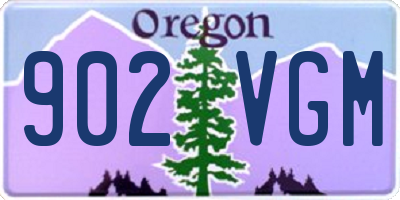 OR license plate 902VGM