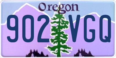 OR license plate 902VGQ