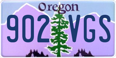 OR license plate 902VGS