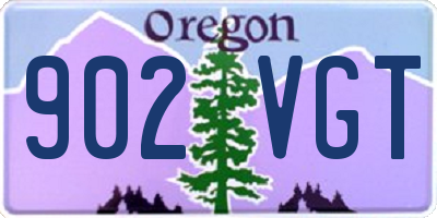 OR license plate 902VGT