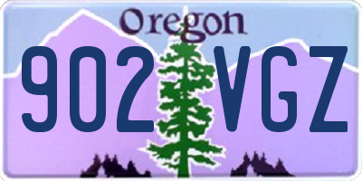 OR license plate 902VGZ