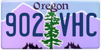 OR license plate 902VHC