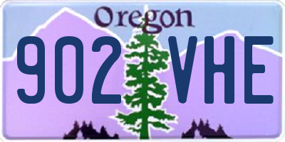 OR license plate 902VHE