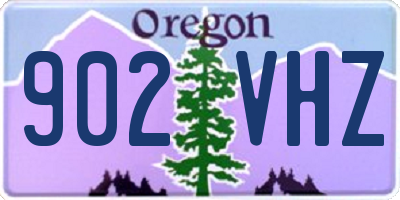 OR license plate 902VHZ