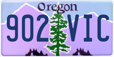 OR license plate 902VIC