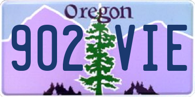 OR license plate 902VIE