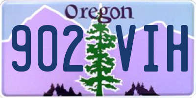 OR license plate 902VIH