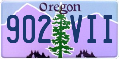 OR license plate 902VII