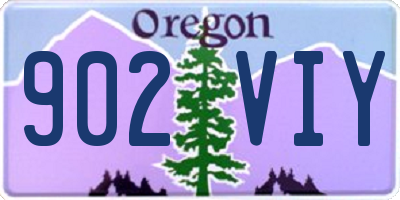 OR license plate 902VIY