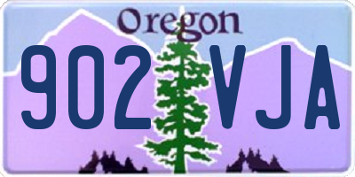 OR license plate 902VJA