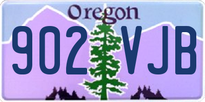 OR license plate 902VJB