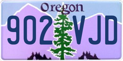 OR license plate 902VJD