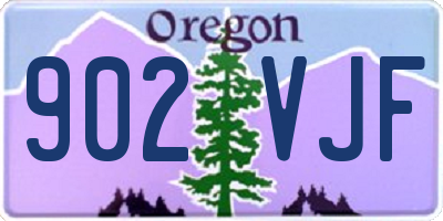 OR license plate 902VJF