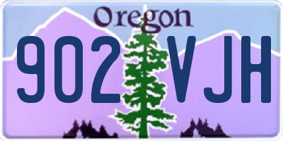 OR license plate 902VJH