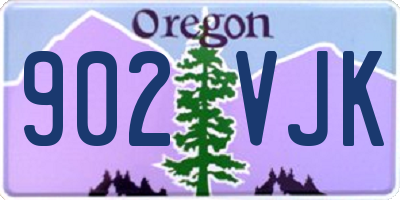 OR license plate 902VJK