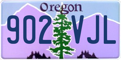 OR license plate 902VJL