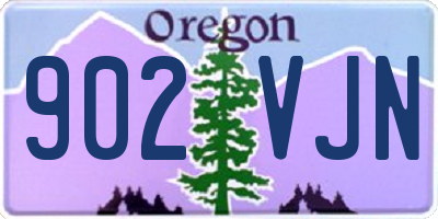 OR license plate 902VJN
