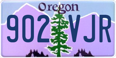 OR license plate 902VJR