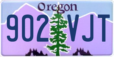 OR license plate 902VJT