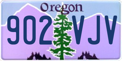 OR license plate 902VJV