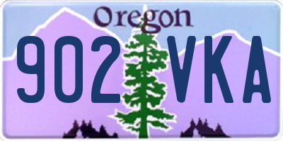 OR license plate 902VKA