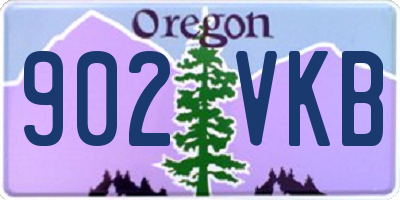 OR license plate 902VKB