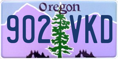 OR license plate 902VKD