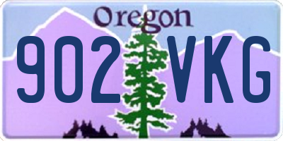 OR license plate 902VKG