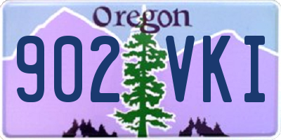 OR license plate 902VKI