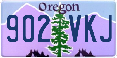 OR license plate 902VKJ