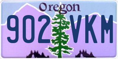 OR license plate 902VKM