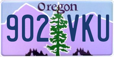 OR license plate 902VKU