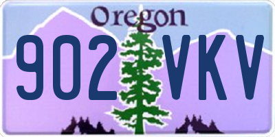 OR license plate 902VKV