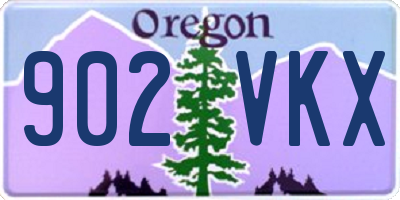 OR license plate 902VKX