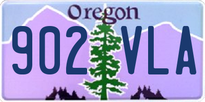 OR license plate 902VLA