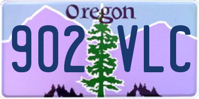 OR license plate 902VLC
