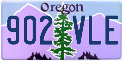 OR license plate 902VLE