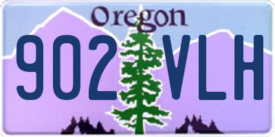 OR license plate 902VLH