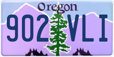 OR license plate 902VLI