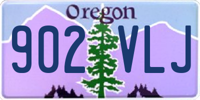 OR license plate 902VLJ