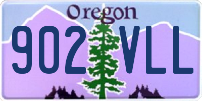 OR license plate 902VLL