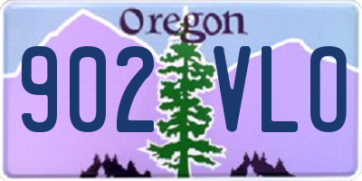 OR license plate 902VLO