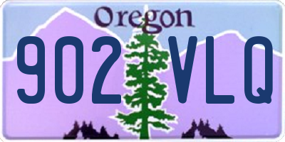 OR license plate 902VLQ