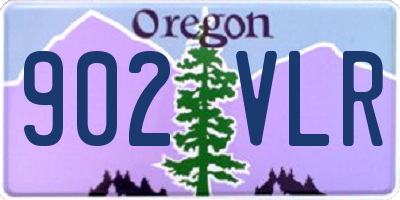 OR license plate 902VLR