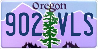 OR license plate 902VLS