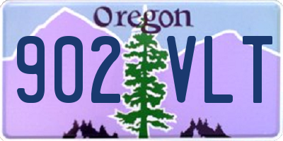OR license plate 902VLT