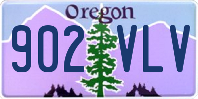OR license plate 902VLV