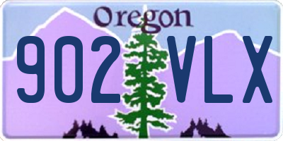 OR license plate 902VLX