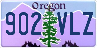 OR license plate 902VLZ
