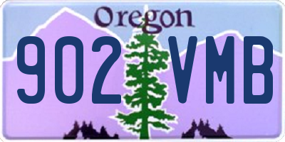 OR license plate 902VMB